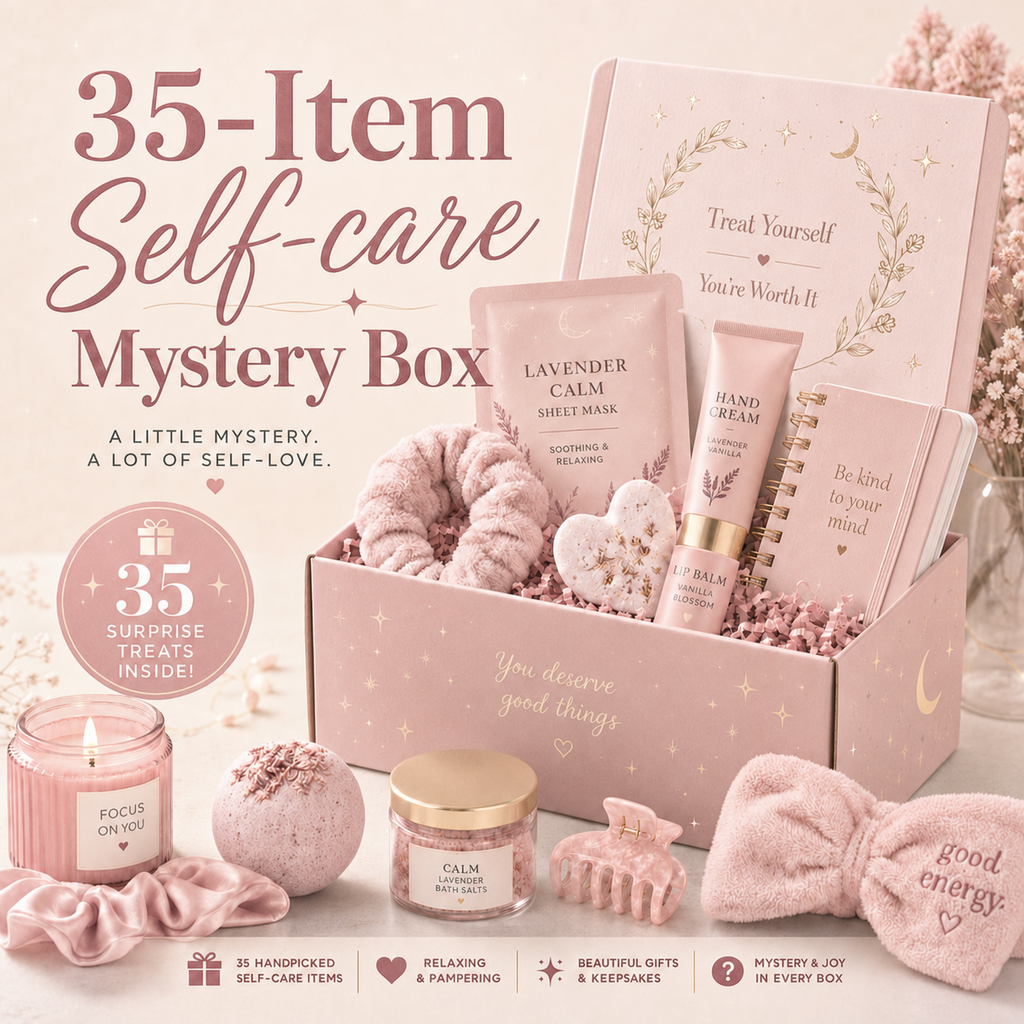 35-Item Self-Care Box (Red)