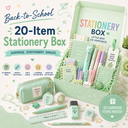 20-Item Back-to-School Stationery Box