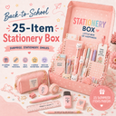 25-Item Back-to-School Stationery Box